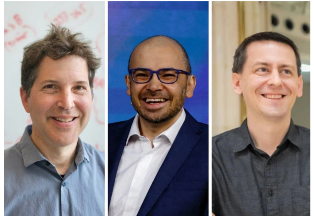 David Baker, Demis Hassabis y John Jumper, Nobel de Química 2024